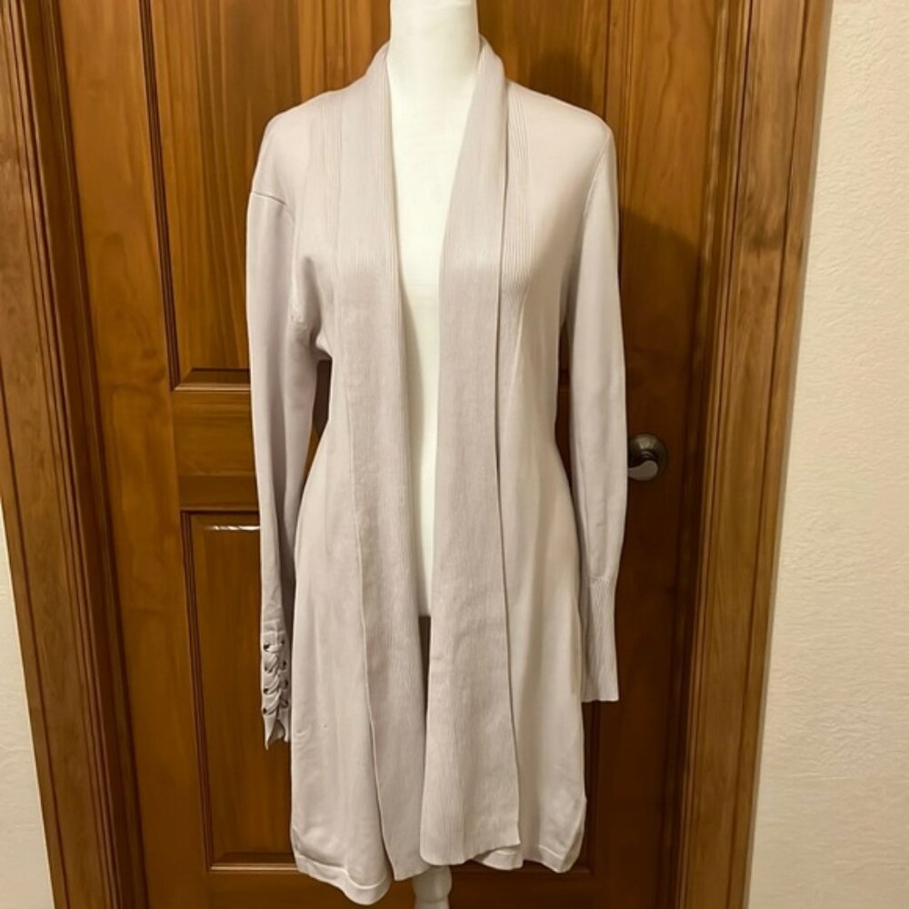 Magashoni Pale Pinkish Purple along Cardigan Size L